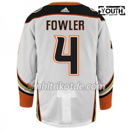Anaheim Ducks Trikot CAM FOWLER 4 Adidas Weiß Authentic - Kinder